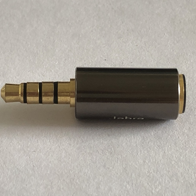 Soldeer-vrije hoofdtelefoonaansluiting Drie-fase 2,5 mm stereo-geluidsplugnaar 3P-terminalblokadapterkabel